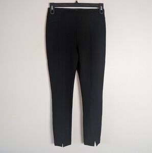 S Nicole Miller New York Black Ponte Pull On Leggings